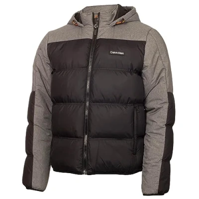 Image of Calvin Klein Mens Elmswell Hybrid Jacket Black M