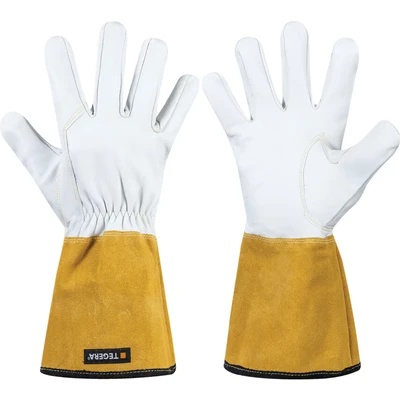 Image of Ejendals 126A 7 Size &quot;Tegera 126a&quot; Welding Glove White/Yellow