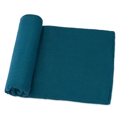 Image of Comfy Cubs Muslin Baby Blanket for Newborn, Swaddle Blanket, Neutral Receiving Boys and Girls (Neptune)