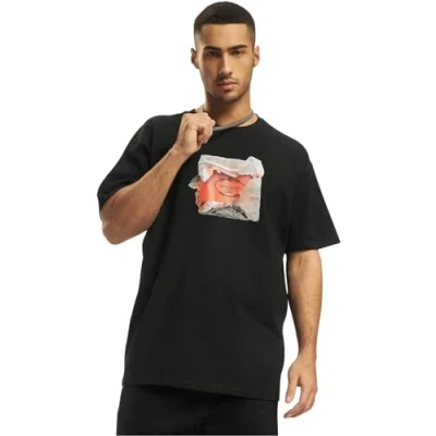 Image of Upscale by Mister Tee Oversize Print Tshirt, Men&#039;s, Size: Large, Black