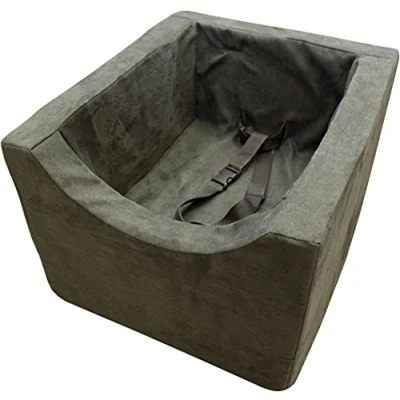 Image of St Helens Home &amp; Garden Foam Booster car Seat for Dogs Secure and elevate your dog whilst on journeys
