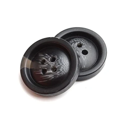 Image of Versatile Sewing and Craft Buttons,Button,Buttons for sewing, 10pcs Resin Buttons Men&#039;s Women&#039;s Coats Windbreaker Suit Decorative Button Large 4 Holes Round Buttons, 21mm(S7,25mm)(S13,18mm)