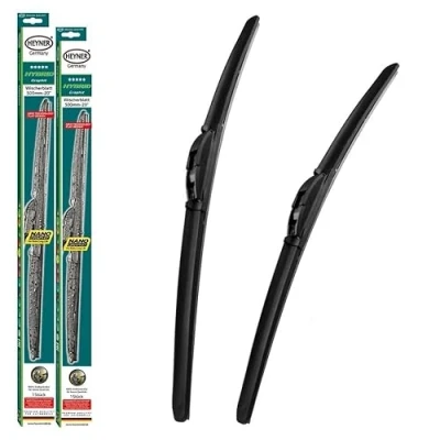 Image of Fits Toyota Urban Cruiser Models 2009 To 2022 Heyner Germany Aeroflat Hybrid Windscreen Wiper Blades 24&quot;14&quot; Front Replacement Set HH2414H