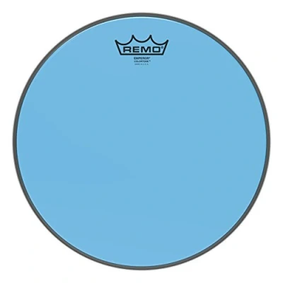 Image of Remo Emperor Colortone Blue Drum Head, 12&quot;