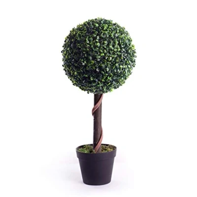 Image of Best Artificial 2ft 60cm Boxwood Ball Topiary Tree