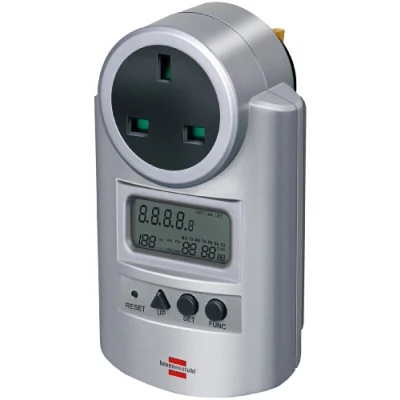 Image of Brennenstuhl Primera Line Wattage &amp; Current Meter UK