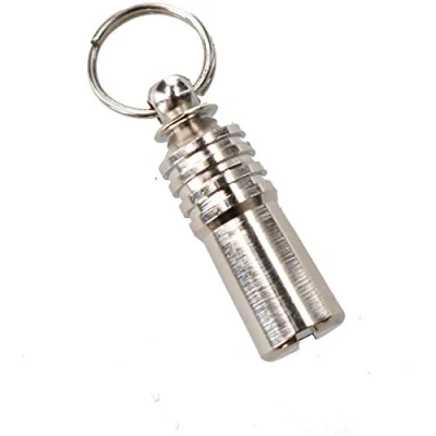 Image of Dog Cat Pet Identity Tube ID Tag 3cm with 0.5cm Round Barrel