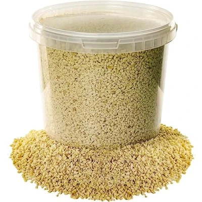 Image of BusyBeaks Kibbled Peanuts Premium Garden Wild Bird Nut Food Freshly Crushed Peanut Granule Chopped Feed Aflatoxin Free Mix Protein Rich, High In Energy Mixture for Birds Tubs (5L Tub)