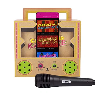 Image of Fizz Creations Cardboard Karaoke Kit, Multi, 21 cm x 19 12