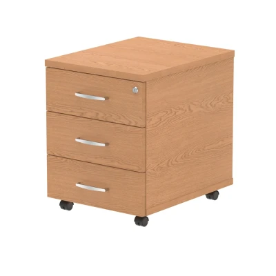 Image of Impulse Mobile Pedestal 3 Drawer Oak I000773