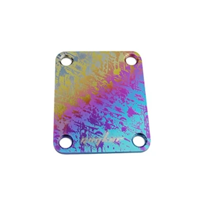 Image of Guyker 1 PCS Titanium Alloy Street Style Electric Guitar Bass Neck Plate/Neck Joint Plate