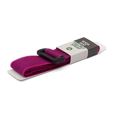 Image of Bodhi Yoga Mat Strap, Universal Velcro Band, 7 Bright Colours, Strap (Lilac), Straps in 8 Also XL for Pure New Wool Matte Colours