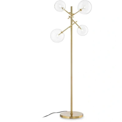 Image of EQUINOXE 4 Light Multi Arm Floor Lamp Brass
