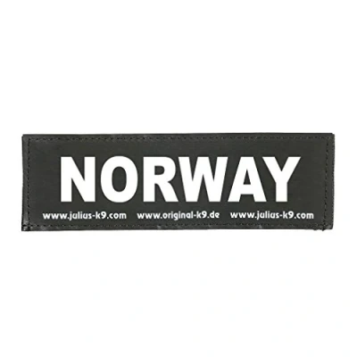 Image of Interchangeable Patches, 1 pair, NORWAY, Size: Small, Black
