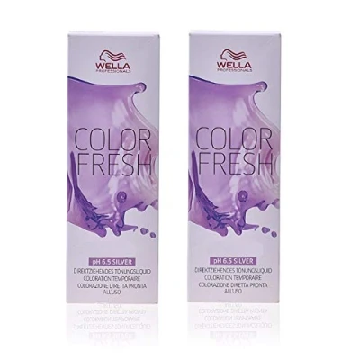 Image of Wella Color Fresh 10/81 Light Ash Blonde DUO Pack 2 x 75ml