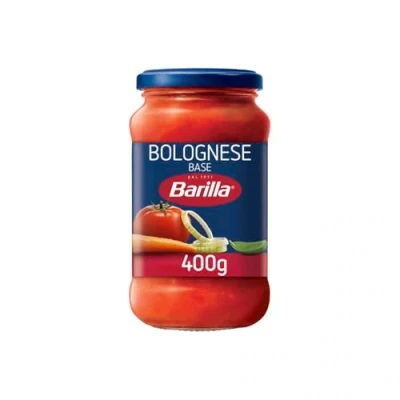 Image of Barilla Bolognese Pasta Sauce with 100% Italian Tomatoes, Onion, Garlic, Herbs, Beef and Pork No Added Preservatives, Pack of 6 x 400g