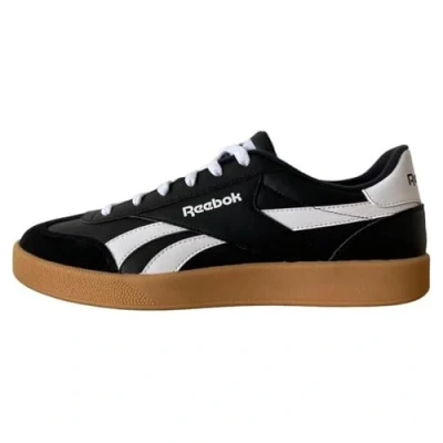 Image of Reebok Unisex Smash Edge S Tennis Shoes, Black/White/Gum, 4 UK