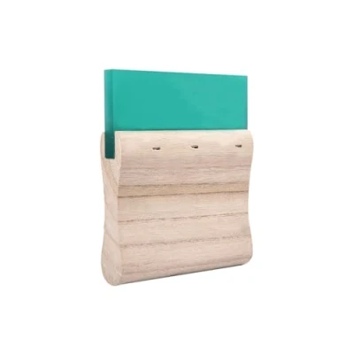 Image of Screen Printing Squeegee Wood Ink Scraper for 10cm(1Pcs)