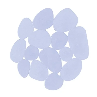 Image of MSV Non slip pads Pebbles with suction cup in pink, PVC