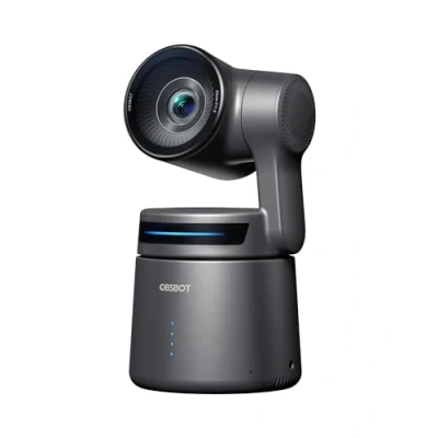 Image of OBSBOT Tail Air NDI Streaming Camera 4K, AI Tracking PTZ with Intelligent APP, Gesture Control, HDMI/USB C/Wireless Webcam, Video Live stream for YouTube, Chruch, Worship, Creator, etc.