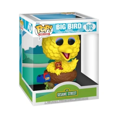Image of Funko Pop! Deluxe: SS Big Bird In Nest Sesame Street Collectable Vinyl Figure Gift Idea Official Merchandise Toys for Kids and Adults TV Fans Model Collectors Display