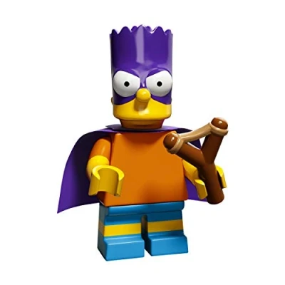 Image of LEGO The Simpsons Series 2 Collectible Minifigure 71009 Bart Simpson (Bartman)