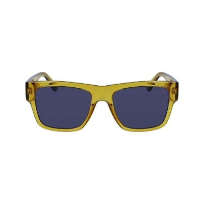 Image of Calvin Klein Jeans Unisex Sunglasses, Size: 56, Yellow