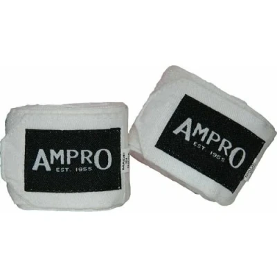 Image of Ampro 4m Stretch Boxing Hand Wraps Boxing/MMA/Martial Art&#039;s/Hand Protection / 400cm Handwraps (White)