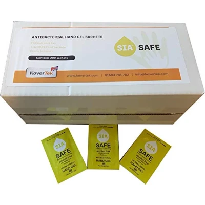 Image of 200 Hand Sanitiser 2g Sachets (Alcohol Free) Certified EN1276
