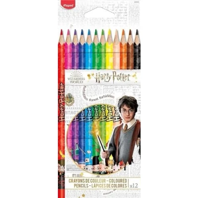 Image of Maped Harry Potter Coloured Pencils Ideal Back to School Supplies 12 Colouring