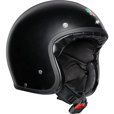 Image of AGV Legends X70 Open Face Motorcycle Helmet, Matt Black