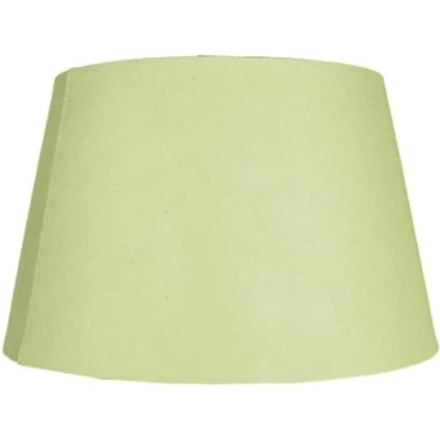 Image of Loxton Lighting Cotton Drum Shade Easy Fit ES/BC for Living Rooms, Bedrooms, hallways and Kitchens (SAGE) (14&#039; SAGE)