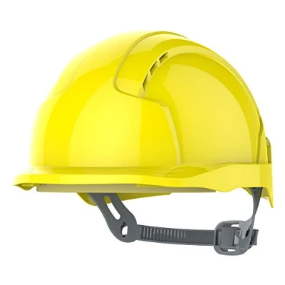 Image of JSP EVOLite Micro Peak Slip Ratchet Yellow Vented (JSP AJD160 000 200)