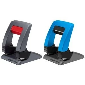 Image of Rapid Supreme SP30 Press Less 2 Hole Punch, Punches up to 40 Sheets, Low Effort Punching, Graphite, 24127301