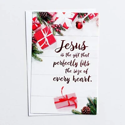 Image of Dayspring Jesus Is the Gift 50 Bulk Christmas Cards, KJV