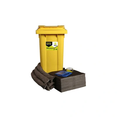 Image of 125L General Purpose Spill Kit In 2 Wheeled Bin