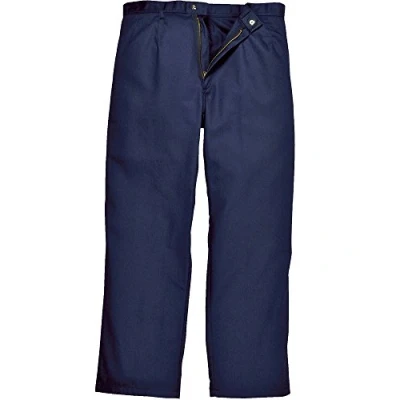 Image of Portwest BZ30 Maximum Protection Bizweld Trousers Navy Tall, 3X Large
