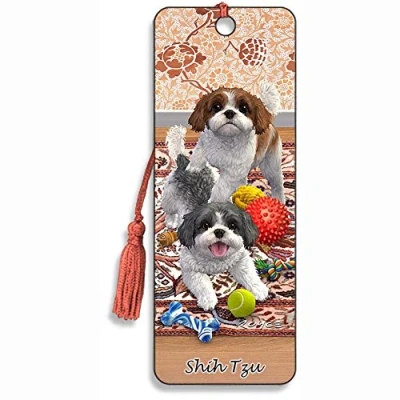 Image of 3D Bookmark Shih Tzu