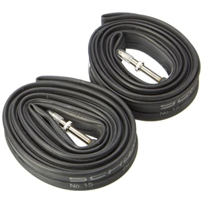 Image of Schwalbe Unisex&#039;s SV15 Inner Tube, Black, 700c x 18 28 (40mm Presta Valve), Pack 2