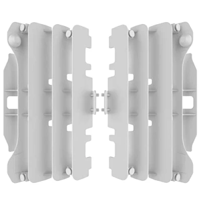 Image of Polisport Yamaha Radiator Louvers YZF 250 450 2007 2009, White Motocross4u