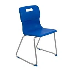 Image of Titan Skid Base Chair Size 6 460mm Seat Height Blue T26 B