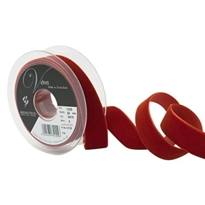 Image of Berisfords Velvet Ribbon, Acajou, 10.2 x 3 cm