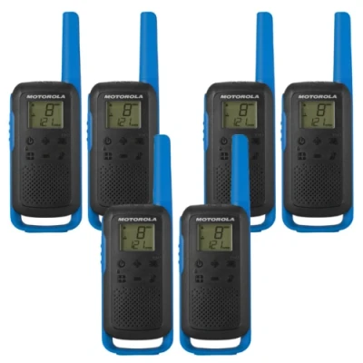 Image of Motorola Walkie Talkie TLKR T62 Radio Six Pack