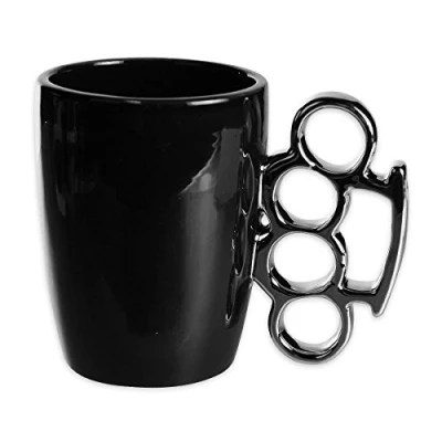 Image of Close Up Brass Knuckle Mug