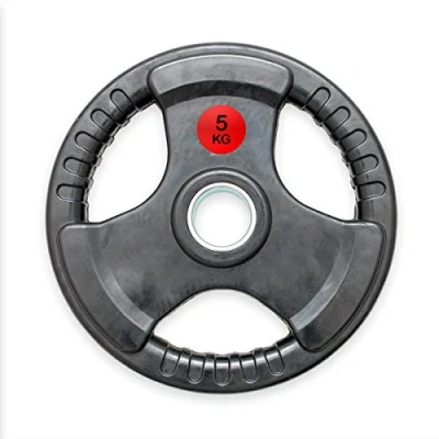 Image of Viper Barbell Iron Plates Weight Lifting Dumbbell Grips Spinlock Collars (5KG)