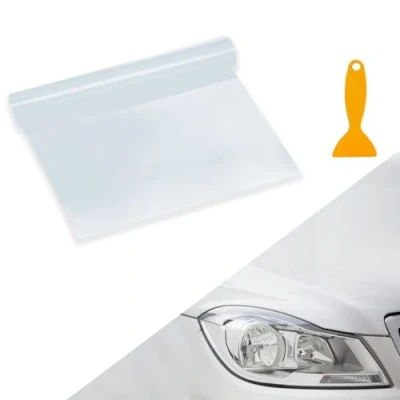 Image of VBGURR Car Headlight Tint, Tint for Waterproof Film Rear Light 30 X 120cm (Transparently)