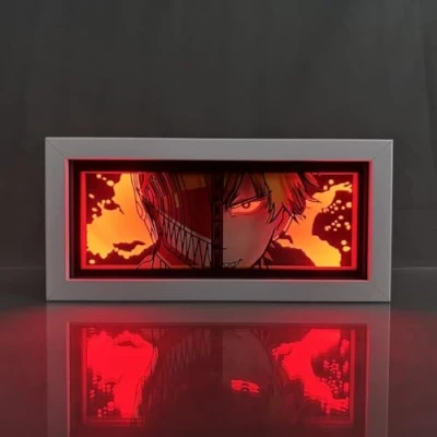 Image of Anime Lamp Denji/Chainsaw Man Figure for RGB Light Led 16 Color Changing Atmosphere Bedroom Decor Night