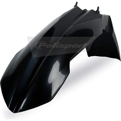 Image of Polisport KTM Front Fender SX SXF 2007 2012 EXC EXCF 2008 2013, Black Motocross4u