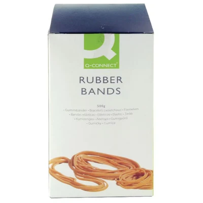 Image of Q Connect Rubber Bands Assorted Sizes 500g Ref KF10577