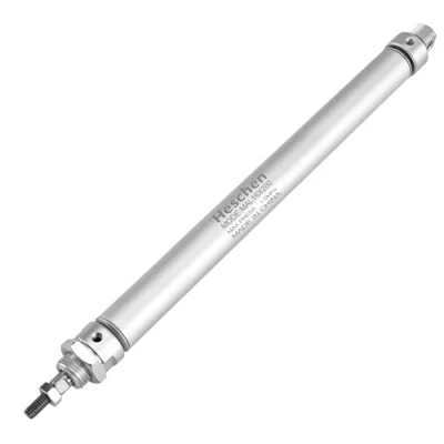 Image of Heschen Pneumatic Slim Air Cylinder, MAL 16 200, M5 Port, 16mm Bore, 200mm Stroke, Double Acting